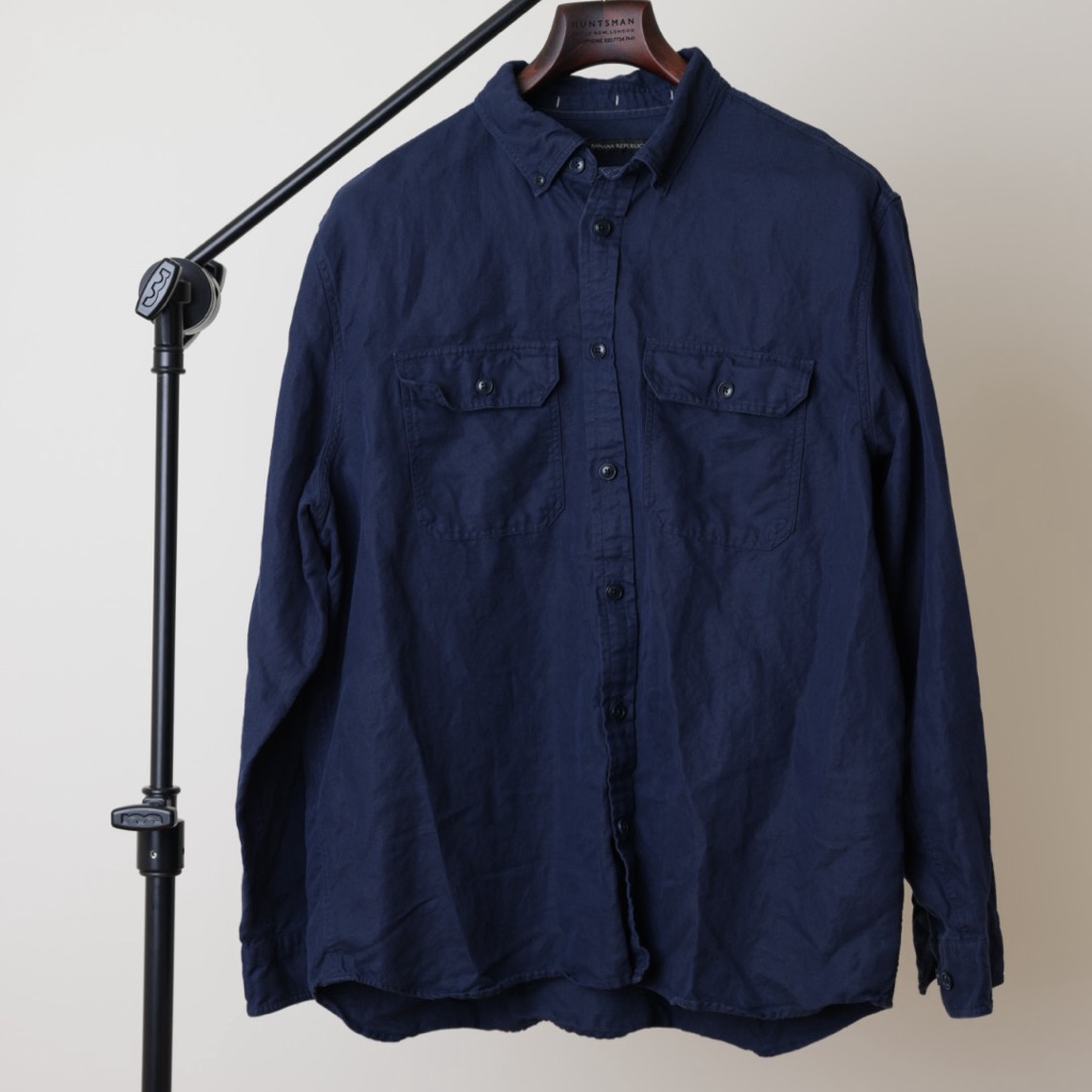 Safari Cotton Button-Down Shirt